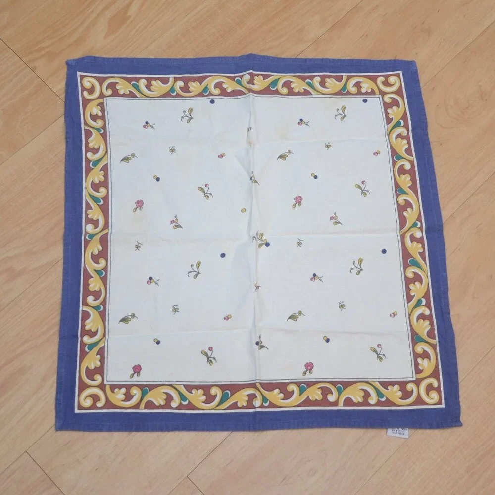 Williams Sonoma Sicily Cloth Napkin 6PCS Used*